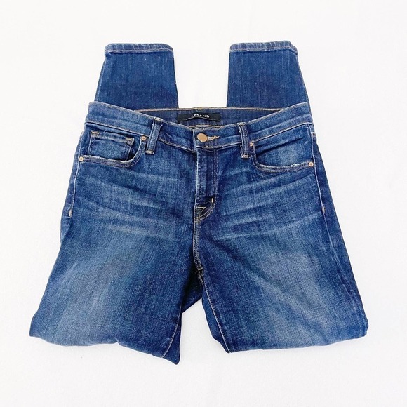 J. Brand Dark Wash Denim Skinny Jeans SZ26 - Picture 7 of 9